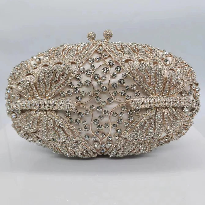 New butterfly Diamonds Clutches Rhinestone Bag Flower Clutch Party Evening Purse Handbags Wedding Female wallet