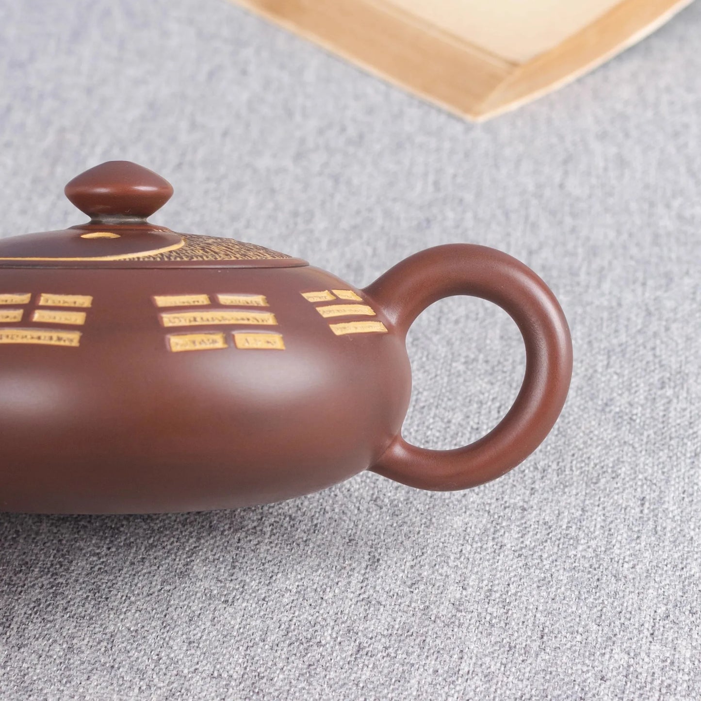 Nixing Clay Handmade Master Teapot Carving filter handmade nixing clay customized gifts authentic theiere