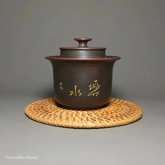 Nixing Handmade Easy Use Gaiwan Teapot Carving filter handmade nixing clay customized gifts authentic theiere