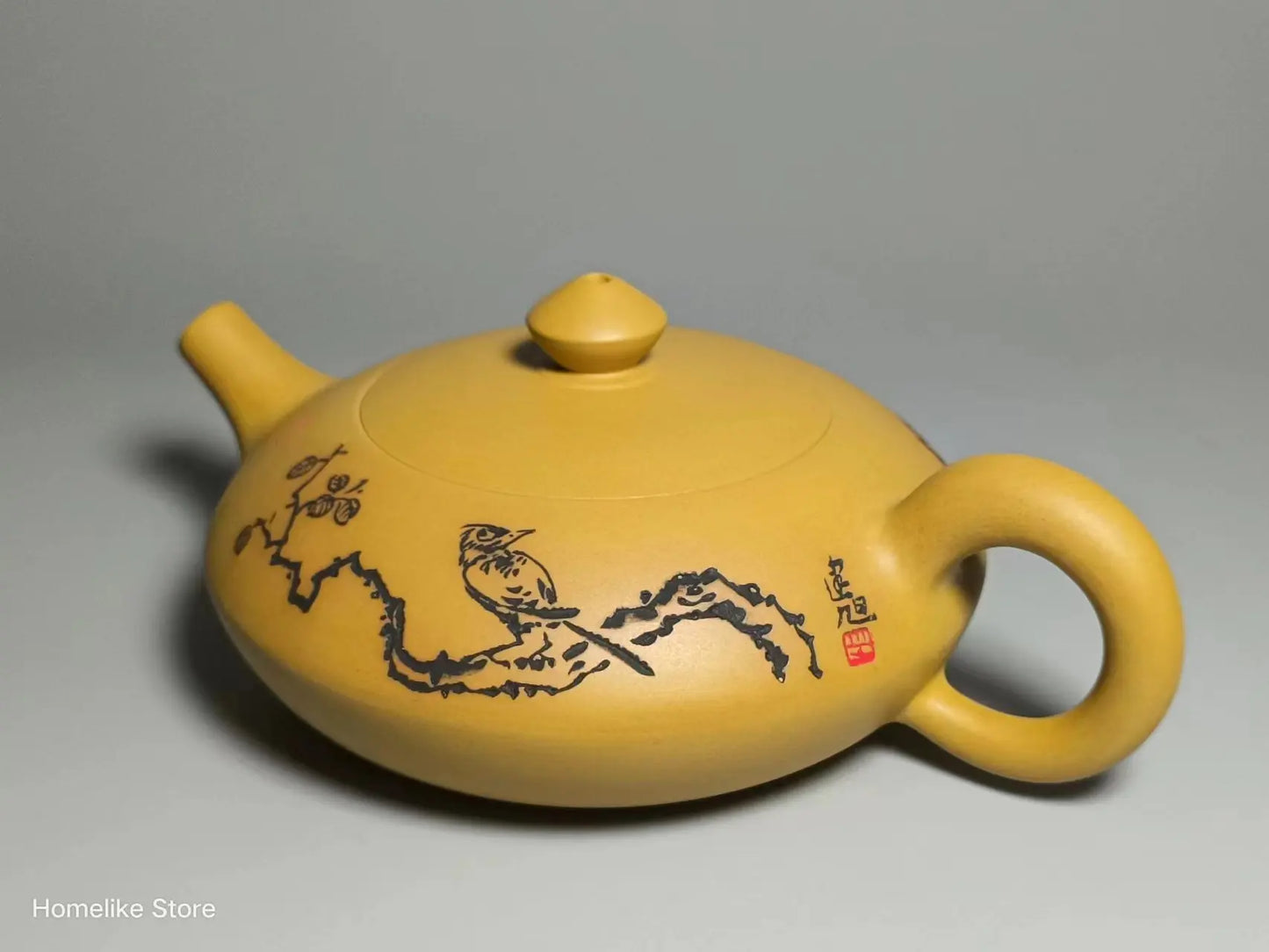 Nixing Handmade Teapot Carving filter handmade nixing clay customized gifts authentic theiere