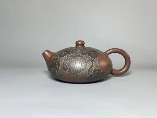 Nixing Handmade Teapot Master Gourd Flat Xishi filter handmade nixing clay customized gifts authentic theiere