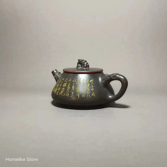 Nixing Handmade Teapot Master LiangXin Unicorn Goddess Carving filter handmade nixing clay customized gifts authentic theiere