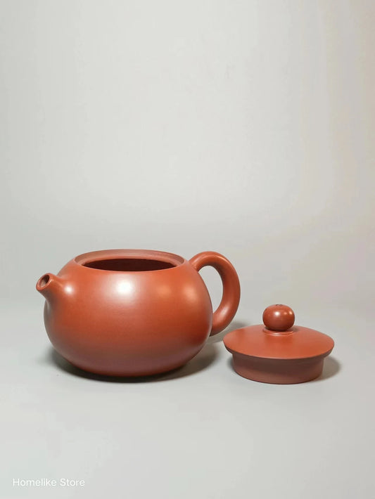 Nixing Handmade Teapot Original Color Carving filter handmade nixing clay customized gifts authentic theiere