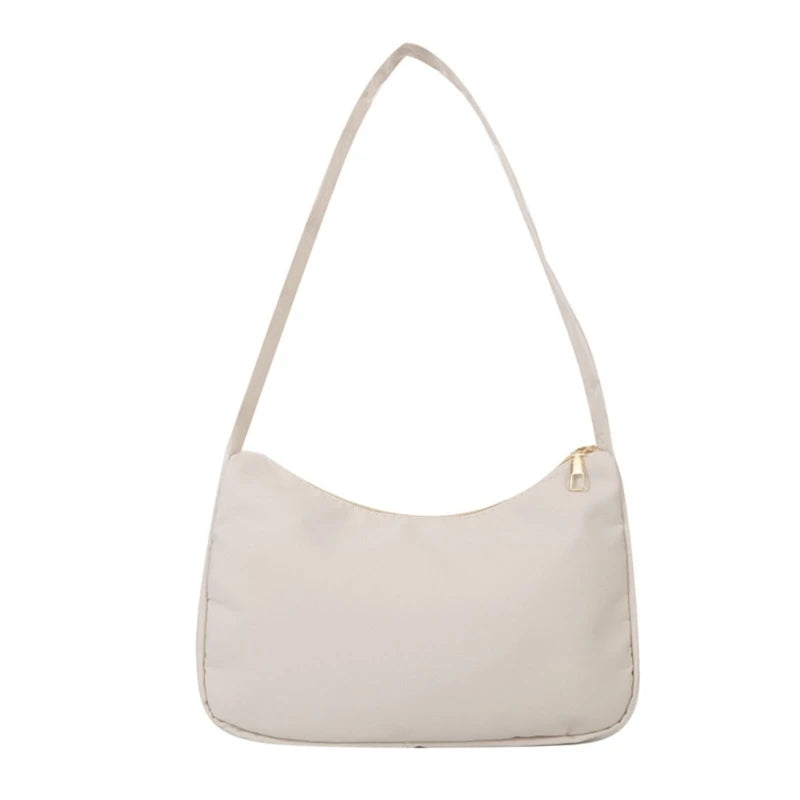 Nylon Shoulder Purse for Women Evening Handbag Armpit Bags Shoulder Bags Small Tote Bag Summer Simple Handbags