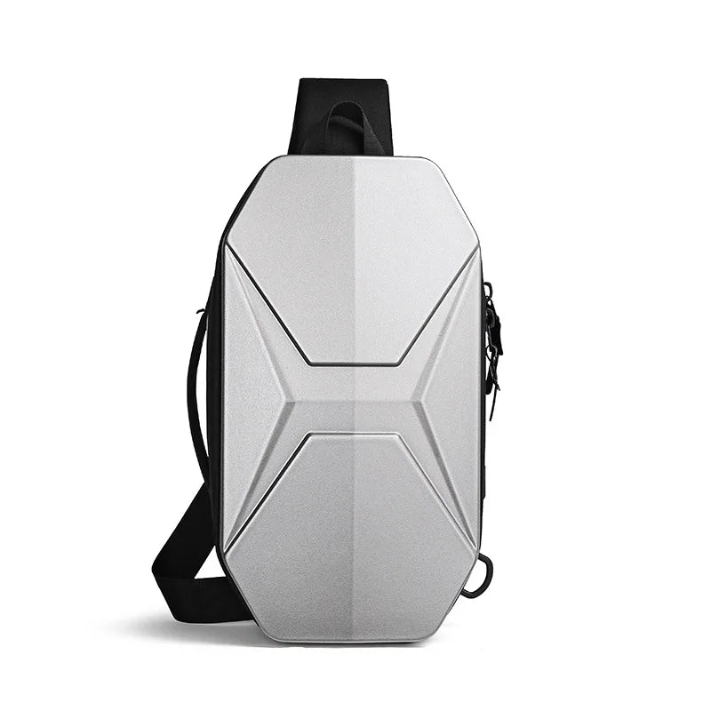 OZUKO Anti Theft Chest Bag Male Waterproof Shoulder Bags Men Fashion Short Trip Messenger Bag USB Charging Crossbody Bag Teenage