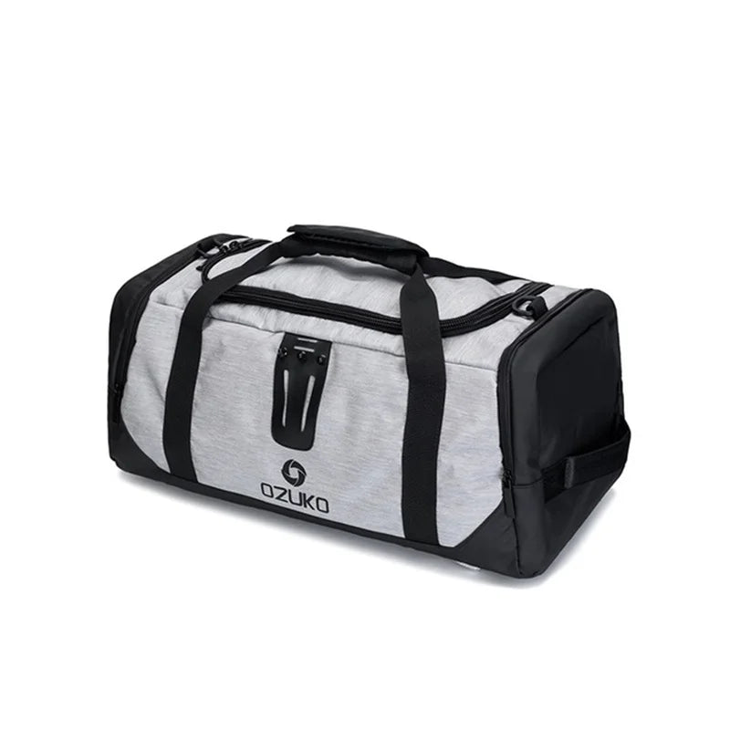 OZUKO Gym bag High Capacity Men Travel Duffle Bag Waterproof Oxford Luggage Handbags Carry On Weekend Bags for Trip