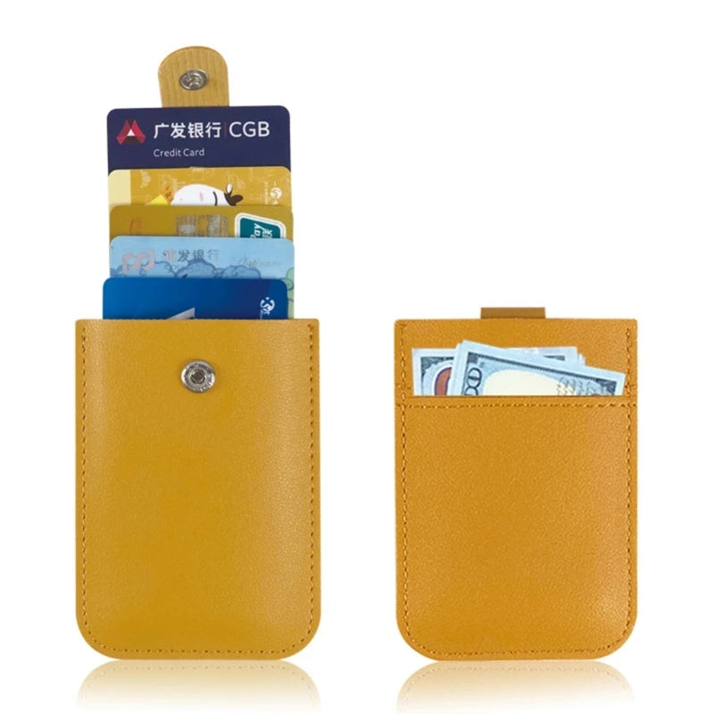 PU Credit Bank Card Holder Wallet for Men Women Money Business Gift