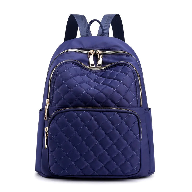 Personalised Embroidery Small Backpack Purse for Women Girls, Waterproof Lightweight Dual-use Travel Daily Daypack