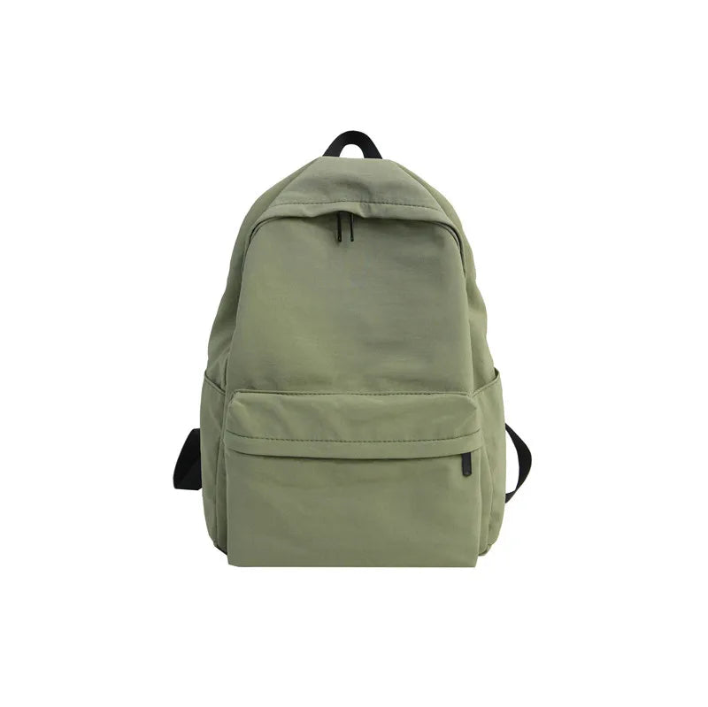 Personalized Embroidery Solid Color Backpack Multifunction Storage Bag Custom Your Name Fashion Backpack for Student Men