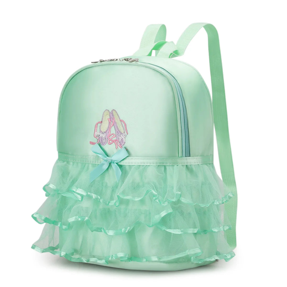 Personalized Name Princess Ballerina Backpack Embroidered Any Text Dance Bag for Toddler Girls Nylon Backpack Ballet Dance Bag