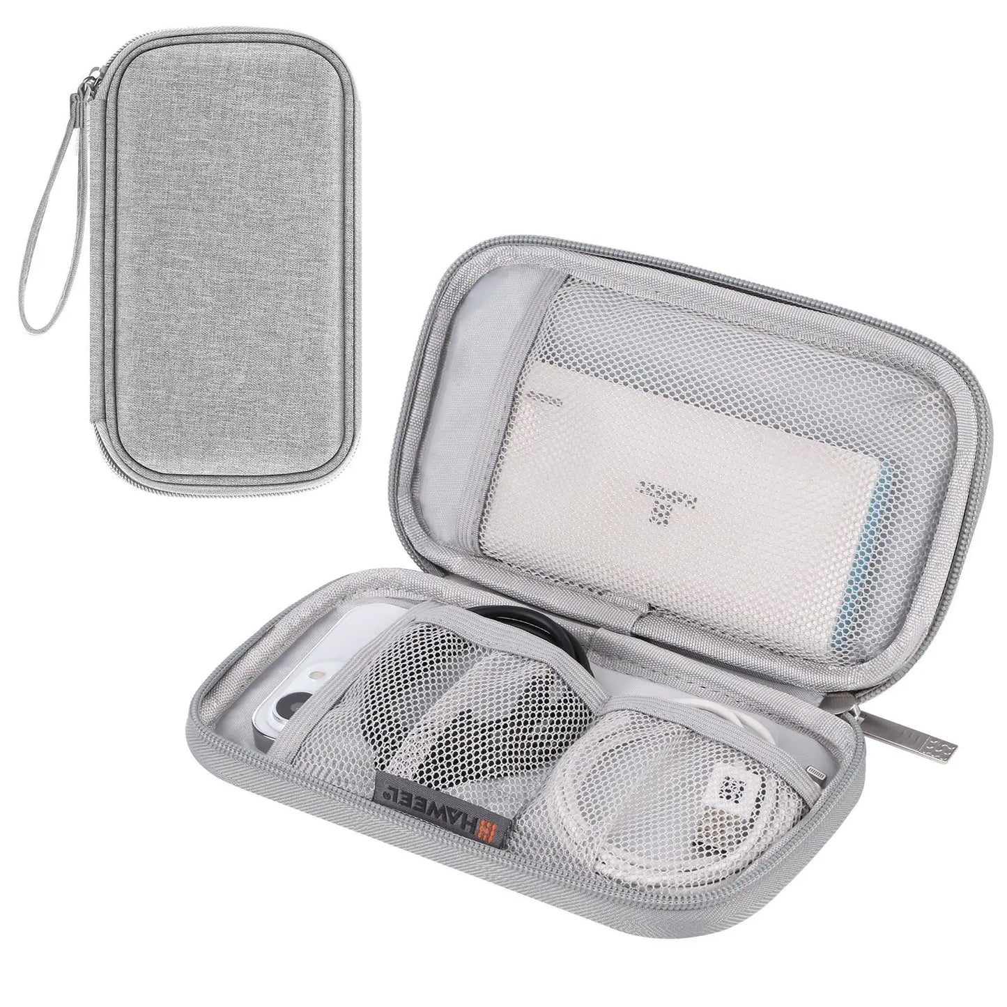 Portable Cable Winder Organizer Waterproof Storage Bag for Power Bank Digital Cable Case Earphone Oxford Cloth Earphone Case