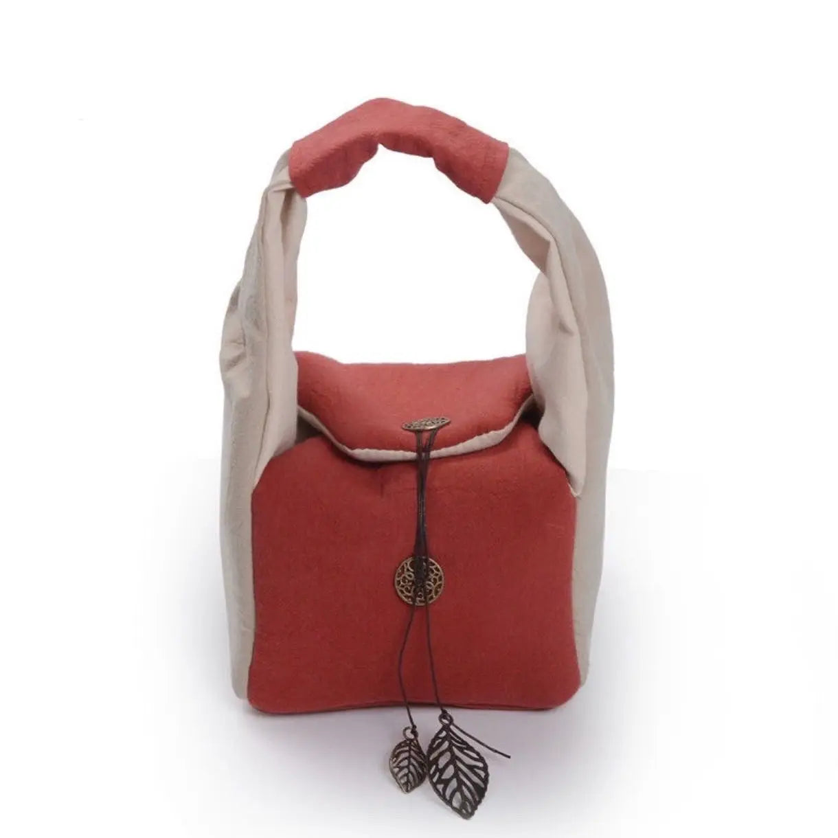 Portable Travel Tea Set Bag, Linen Storage, Teapot, Teacup, Drinkware Accessories, Cloth, Retro, 1 Pot, 4 Cups