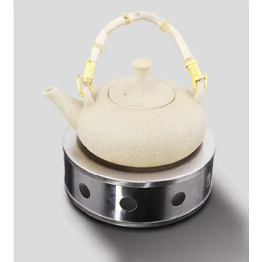 Portable Warmer Tea Holder Durable Stainless Steel Candle Warmer Tea Light Holder Trivets Coffee Warmer Heating Base Teapot Hold