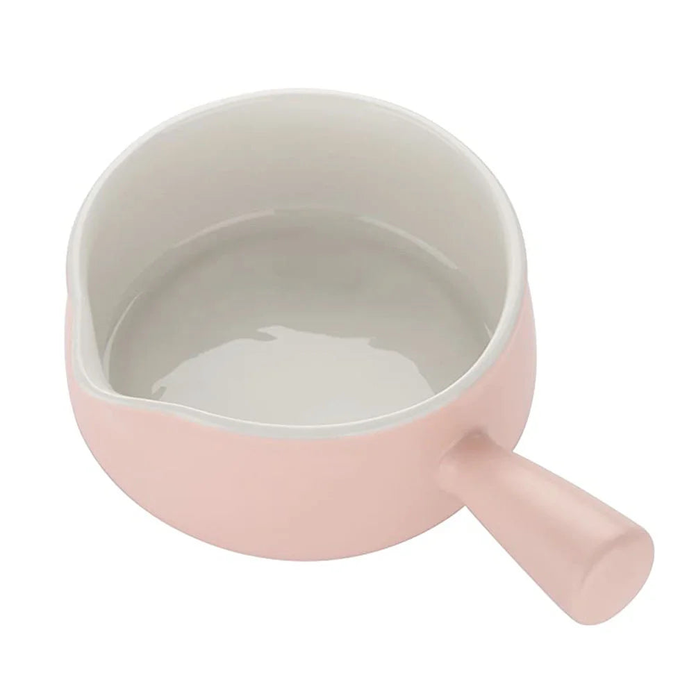 Pot Ceramicsoup Saucepan Pan Enamelbowl French Onion Bowls Butter Melting Warmer Stewsauce Handles Crock Coffee Mini Oven