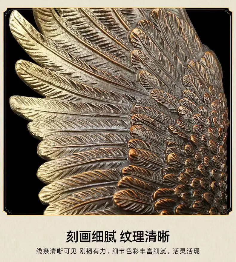 Pure copper eagle statue placed pieces of Feng Shui home decoration decoration hotel office homeHotel decoration decor