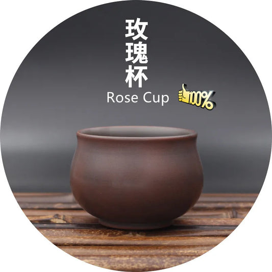 Qin Zhou Ceramic Qinzhou Ni Xing Tao(Not Yixing Clay Teapot)Handmade teacup for Puer oolong Kung Fu Cha Gift For Festival