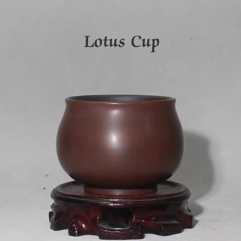 Qin Zhou Ceramic Qinzhou Ni Xing Tao(Not Yixing Clay Teapot)Handmade teacup for Puer oolong Kung Fu Cha Gift For Festival