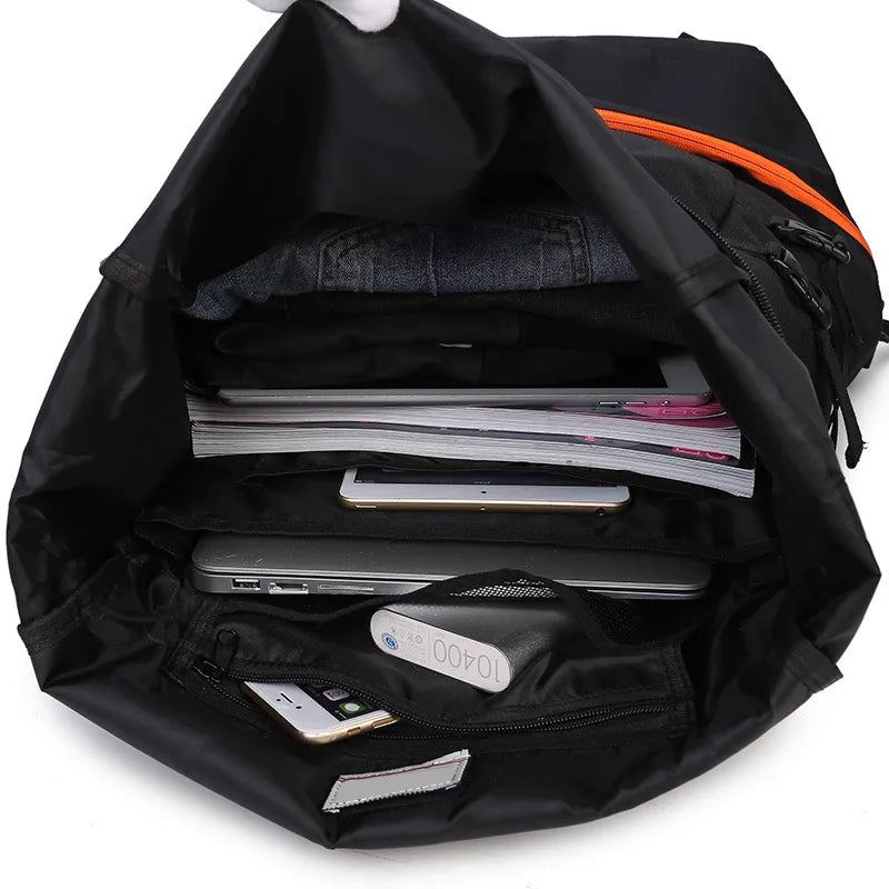 RUIL 2024 High Capacity Backpack Men's Travel Durable Schoolbag Laptop Large Computer Bag