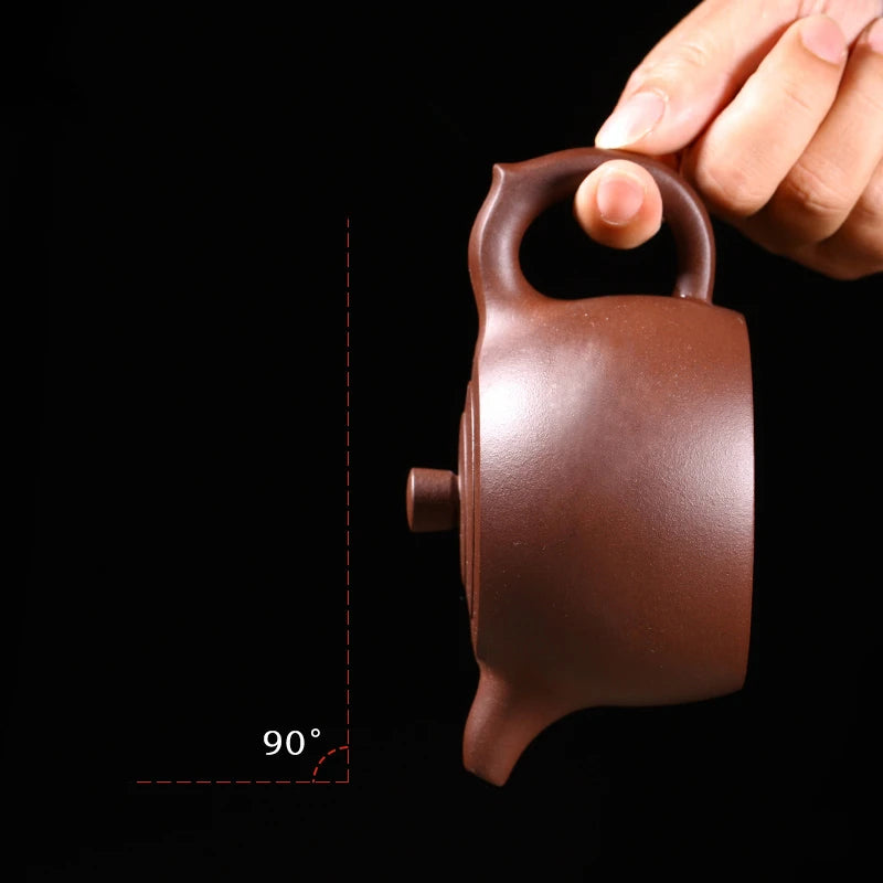 Real yixing zisha tea pot + 2 tea cups Chinese kungfu tea pot on sales Jing Lan pot of tea handmade teapot marked master pot new