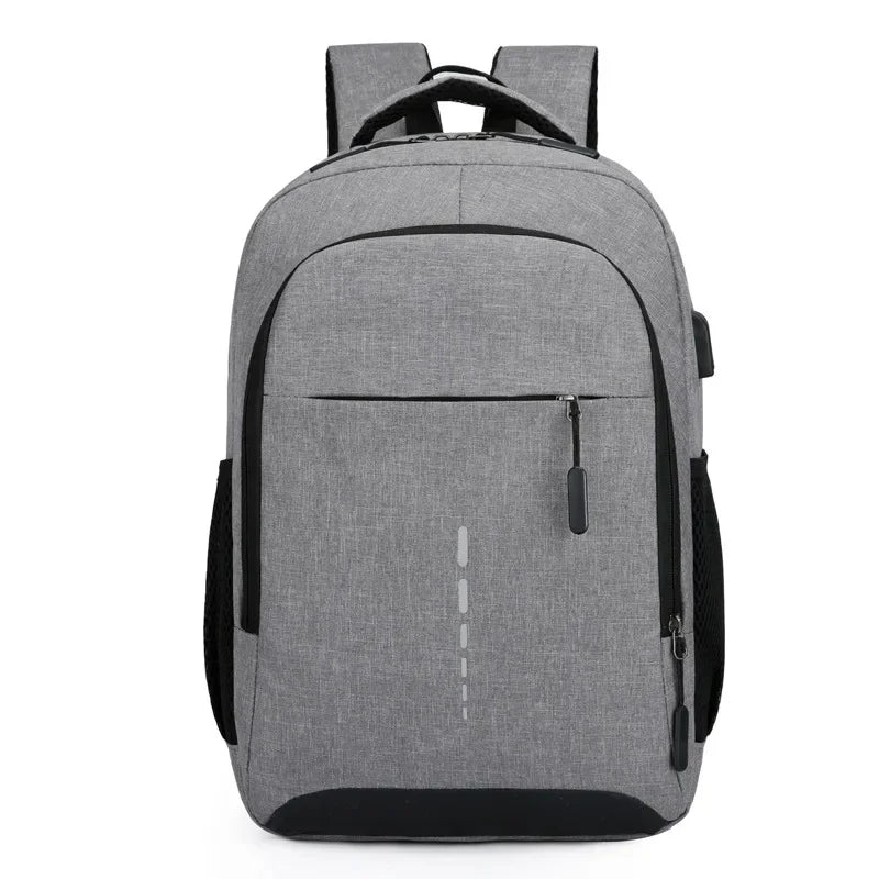 Reflective Men's 15.6 Inch Laptop Backpack USB Waterproof Notebook School Travel Bag Schoolbags Pack For Male Women Female
