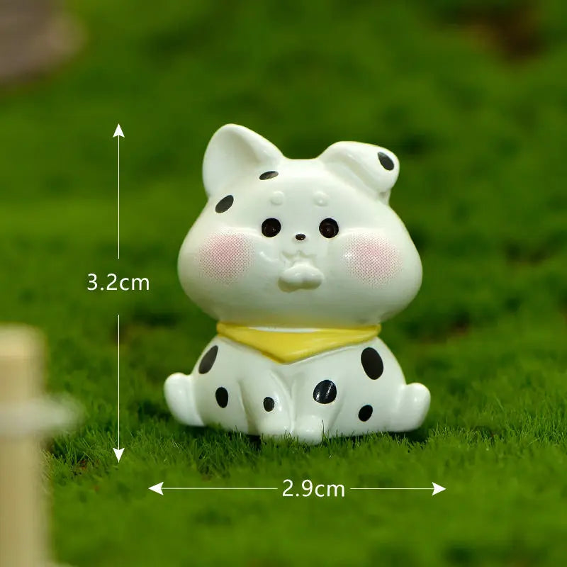 Resin Cartoon Twelve Animals Car Ornaments Micro Landscape Bonsai Decoration Desktop Creative Trinket Home Accessories Figurines