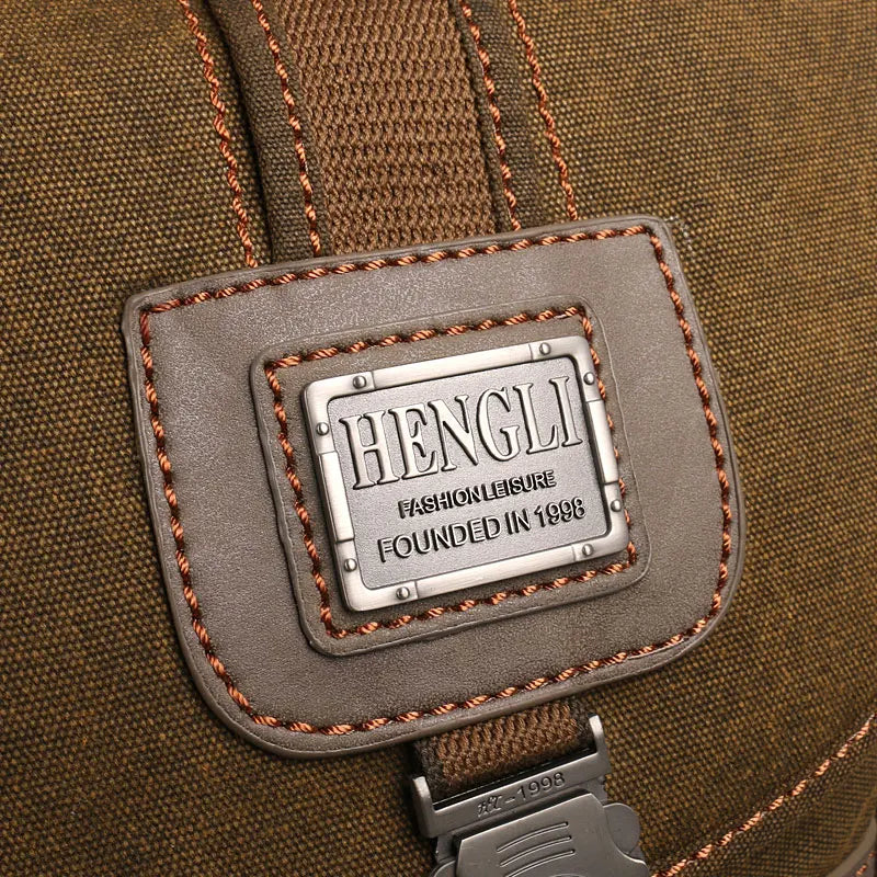 Retro Canvas Shoulder Bags Leisure Wear Resistant Cross Messenger Vintage Bag Fashion Crossbody Bag