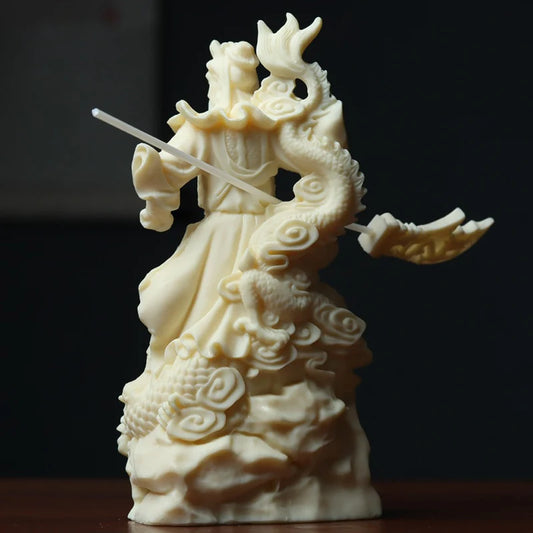 Royal Dragon Guan Gong Decorative Figures Statue Resin Art Sculpture The Chinese God of Wealth living room room feng shui statue