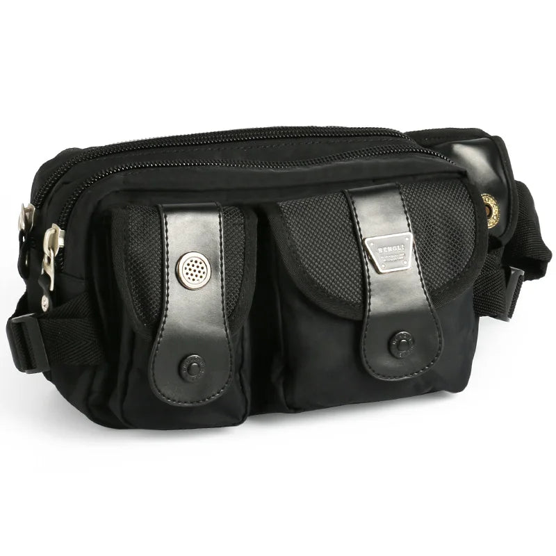 Ruil Belt bag Multifunction Men Messenger Waist Bags Wear Resistant Oxford Cloth Casual Travel Toolkit Handbags