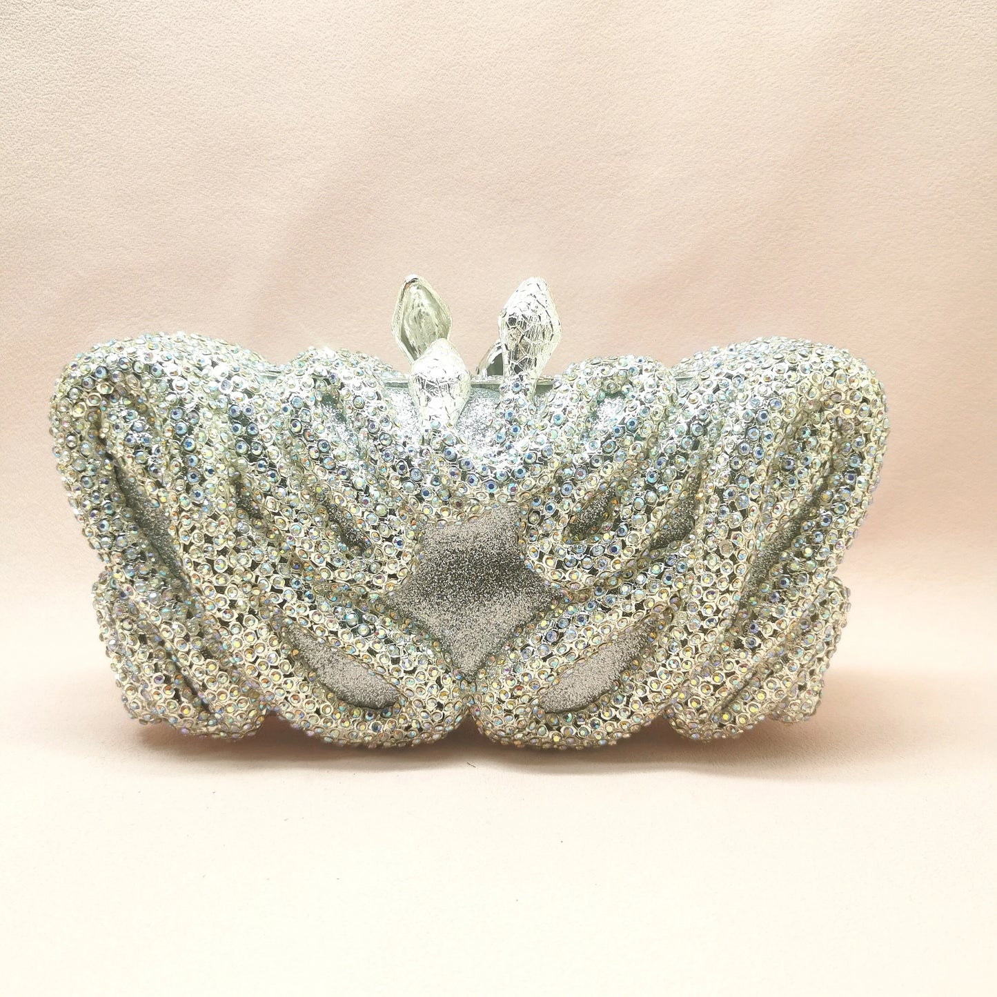 Woman Gold AB Diamond Snake Evening Purse Bridal Dinner Cocktail Prom Gift Handbag Crystal Wedding Party Female Animal Gala Bag