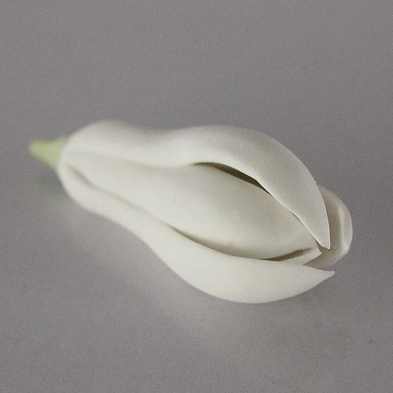 Creative Handmade Magnolia Flower Tea Pet Ornaments, Ceramics Can Be Raised Tea Ceremony, Tea Tray Decorations, 2Pcs per Pack