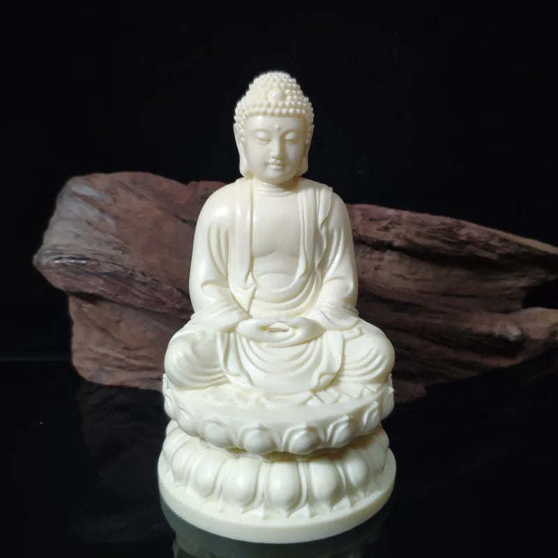 GOOD HOME OFFICE Company SHOP CAR TOP Efficacious patron saint GOD Sakyamuni Amitabha buddha FENG SHUI Carving art statue