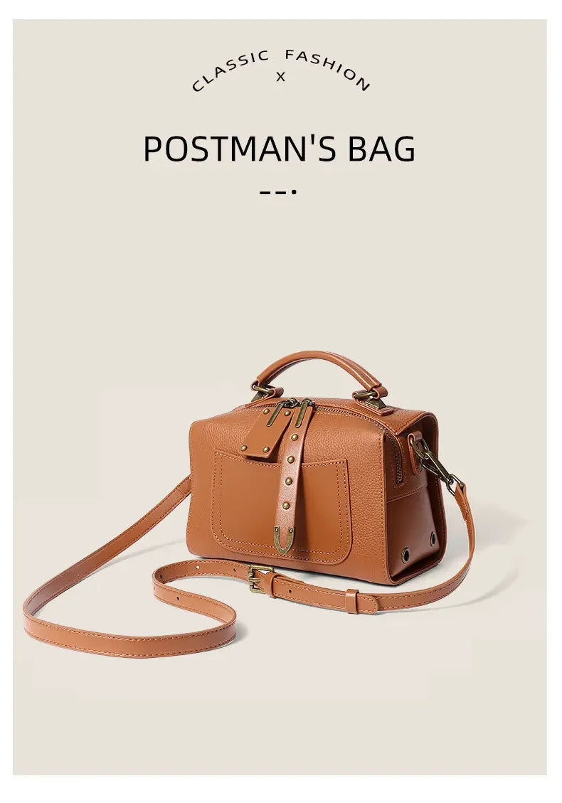 Bags Cowhide Women's Fashion Versatile Crossbody Bag Genuine Leather Niche Portable Pillow Bag Designer Bags Luxury