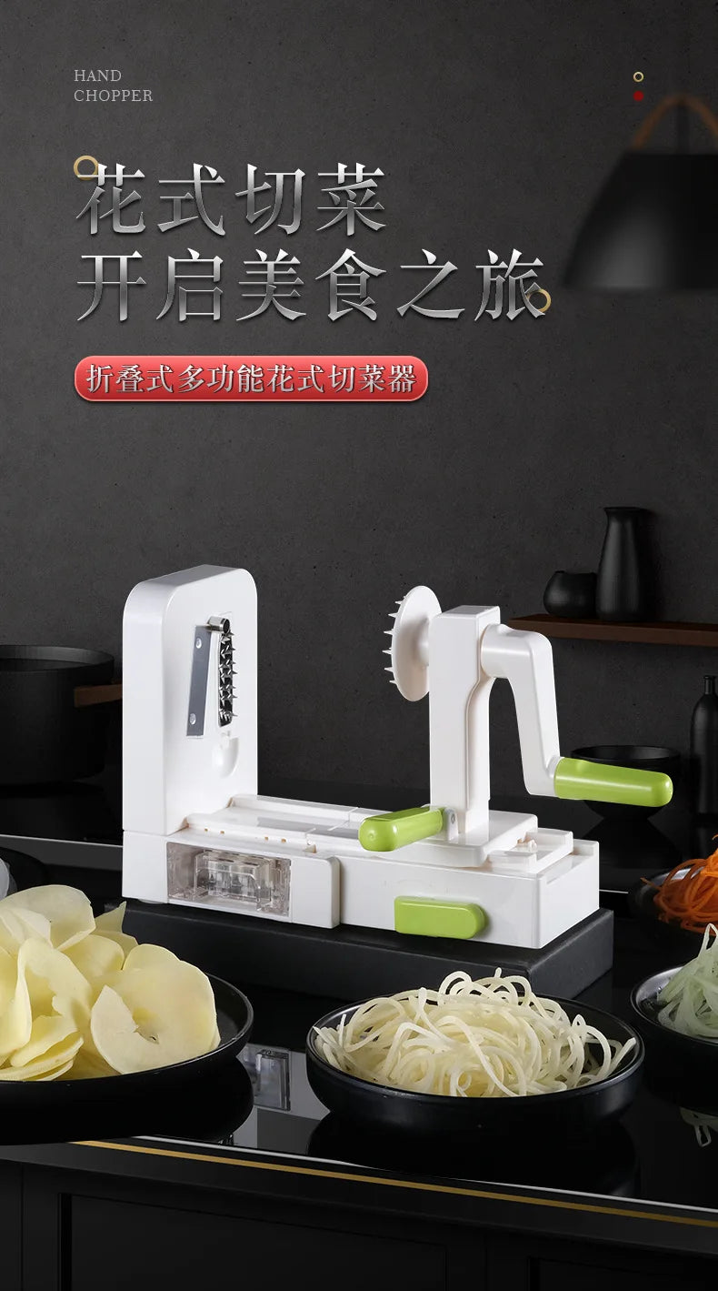 Radish Grater Kitchen Accessories Shredded Potato Shredder Folding Reel Graze Home Gadgets Slicer Novel Tools Dining Bar Garden