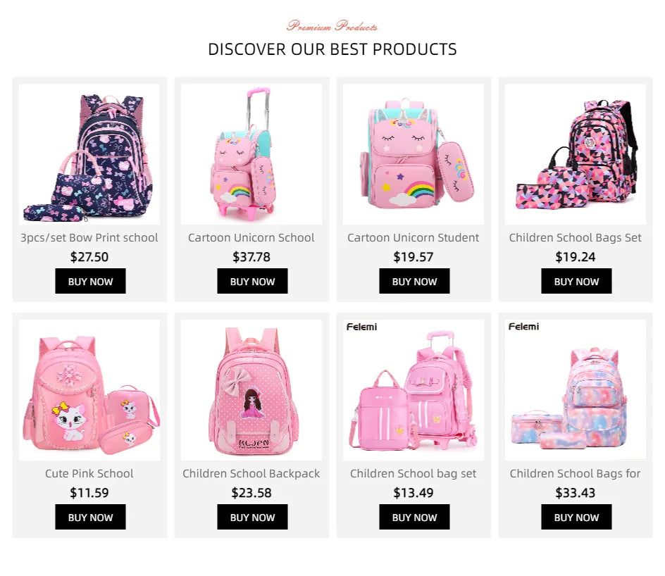 Panda Pattern School Bag For Girls School Backpack Students Teenagers Backpack with Children's Lunch bag Pencil Case