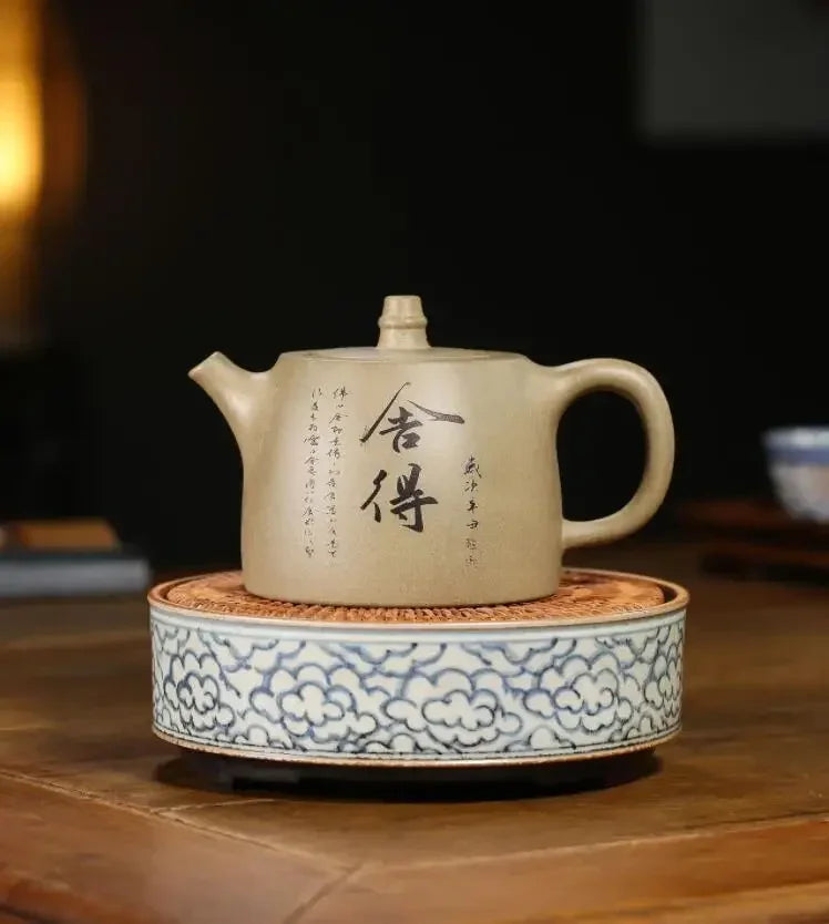 Chinese Yixing Tea Pot Shede Purple Clay Teapot Beauty Kettle Household Handmade Raw Ore Teaware Tea Ceremony Gifts 420ml