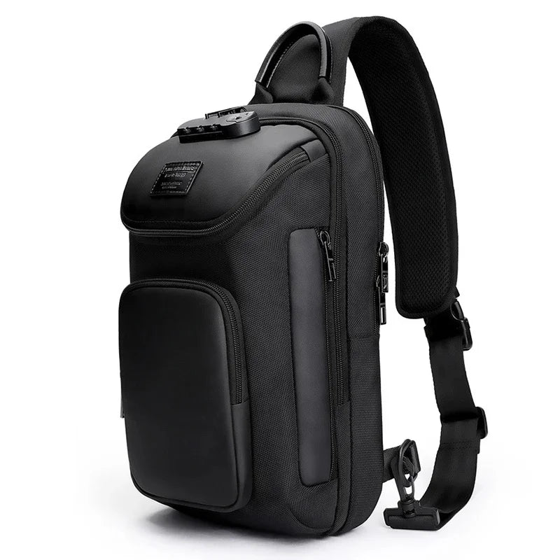 SUUTOOP 2024 Men OXford Waterproof Multifunction Shoulder Crossbody s Messenger Chest Bag Short Trip Travel Pack for Male