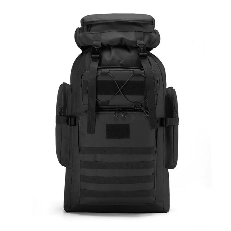 SYZM 70L Large Capacity Camouflage Mountaineering Bag Outdoor Tactical Hiking Travel Camping Backpack Sports Backpacks