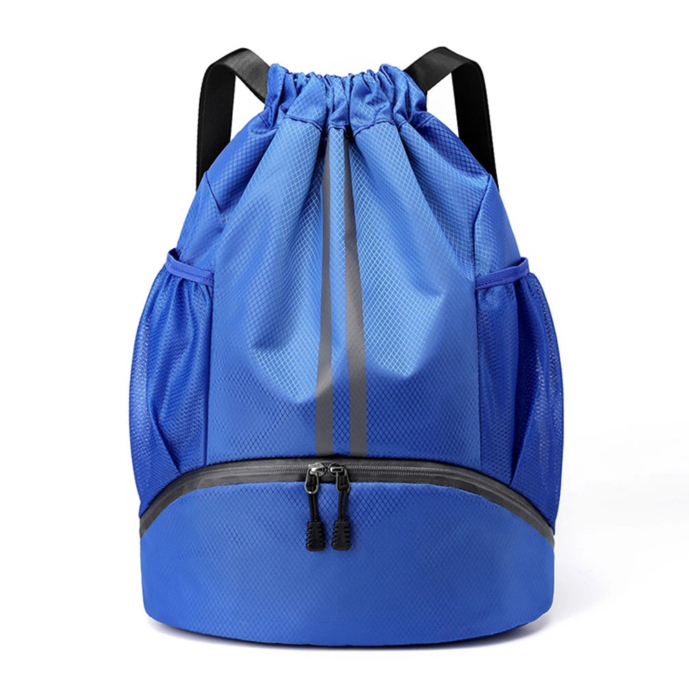 SYZM Large Capacity Drawstring Backpack Basketball Sports Bag Portable Mountaineering Bag Best for Basketball Soccer Volleyba