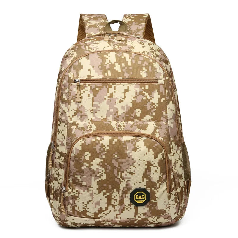 SYZM Sports Camouflage Trend Portable Travel Backpack New Large Capacity Fashion Outdoor Hiking Bag