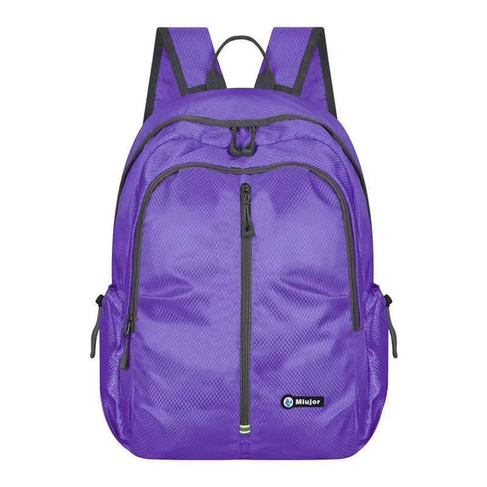 SYZM Waterproof Sports Backpack Foldable Lightweight Outdoor Backpack Portable Large Capacity Travel Bag Mountaineering Knapsack