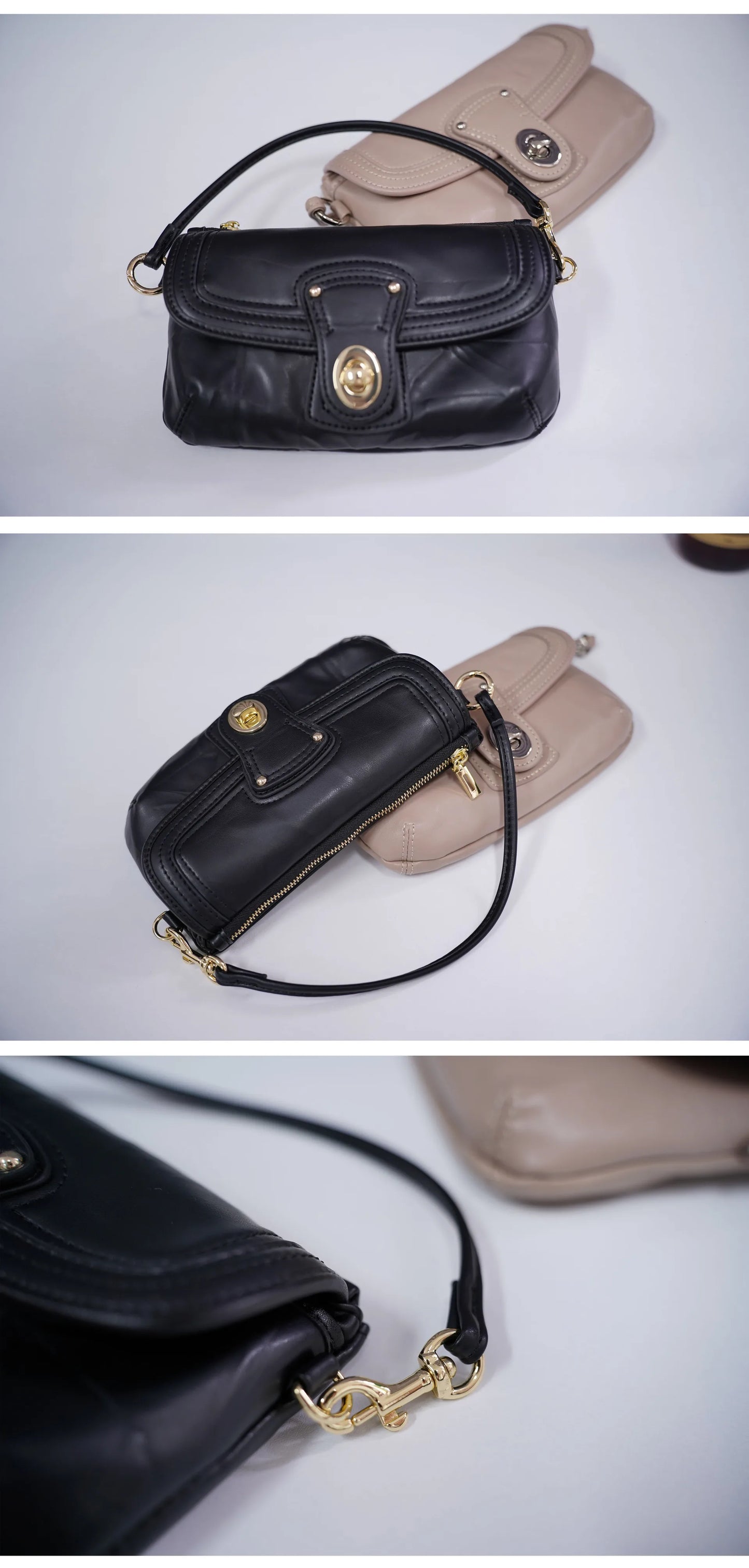 Mini dumpling bag, phone key, crossbody bag, versatile, fashionable, beauty mouth, red envelope pleats