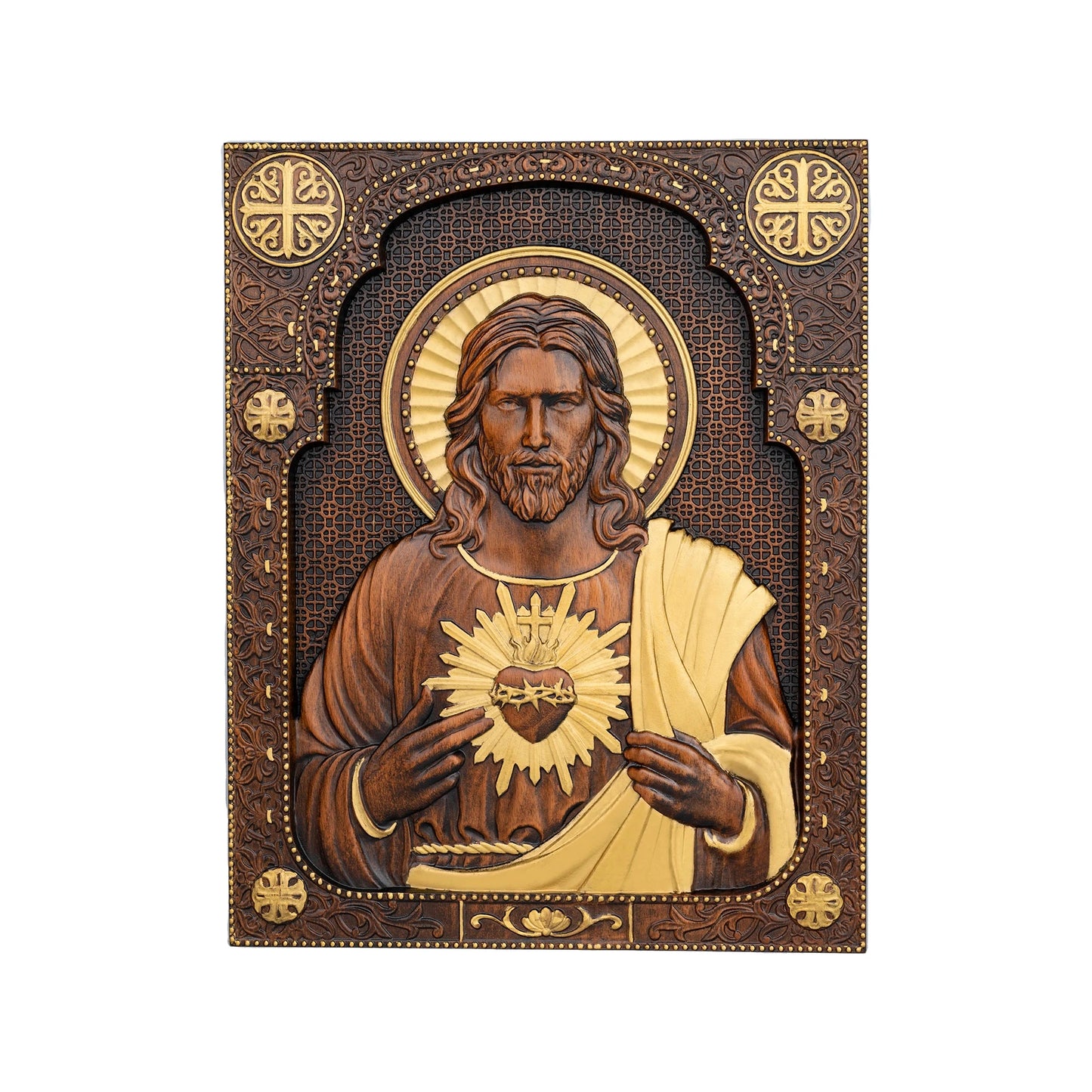 Sacred Heart of Jesus Religious Statue Saint Man Jesus Christ Wall Hanging Home and Decoration Church Catholic Christmas Gift