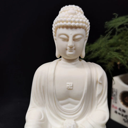 Sakyamuni Buddha Figure Statue Resin Art Sculpture Chinese Buddha Statues Luxury Home Room Office Feng Shui Statue Free delivery