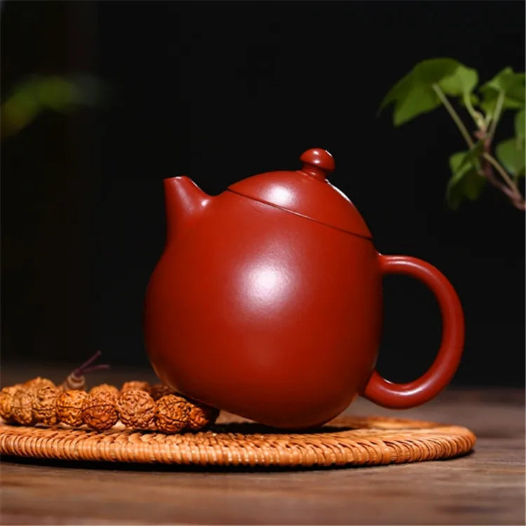 Yixing Purple Sand Pot, Famous Original Mine Dahongpao Dragon Egg Pot, Zisha Teapot, Handmade Pot, Kung-Fu Teaware
