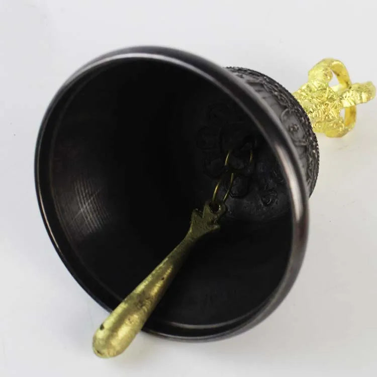 TOP GOOD Buddhist articles -Practice of Tantric ritual # Tibetan Nepal Buddhism gilding Jin Gangchu Vajra buddha vajra bell