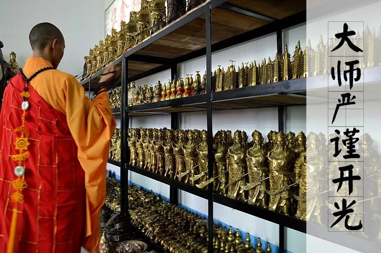 21CM # blessing Company SHOP Store home TOP efficacious Mascot Protection-ZUISHIYE ZHENWU GOD Chinese DAO FENG SHUI statue