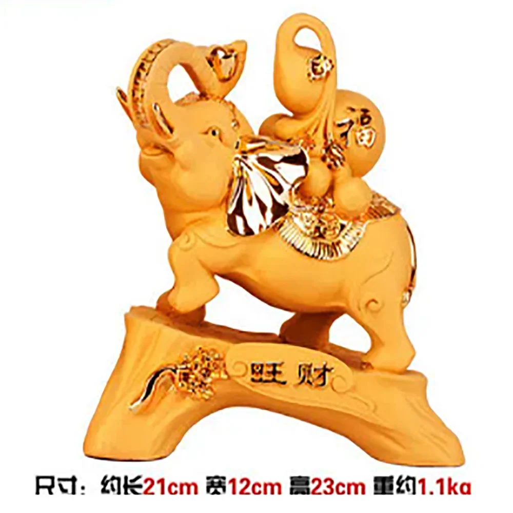 LUCKY ELEPHANT FURNISHING ARTICLES OF HANDICRAFT DECORATIVE HOUSEHOLD ITEMS OFFICE DECORATION IN THE SITTING ROOM ARK ADORNMENT