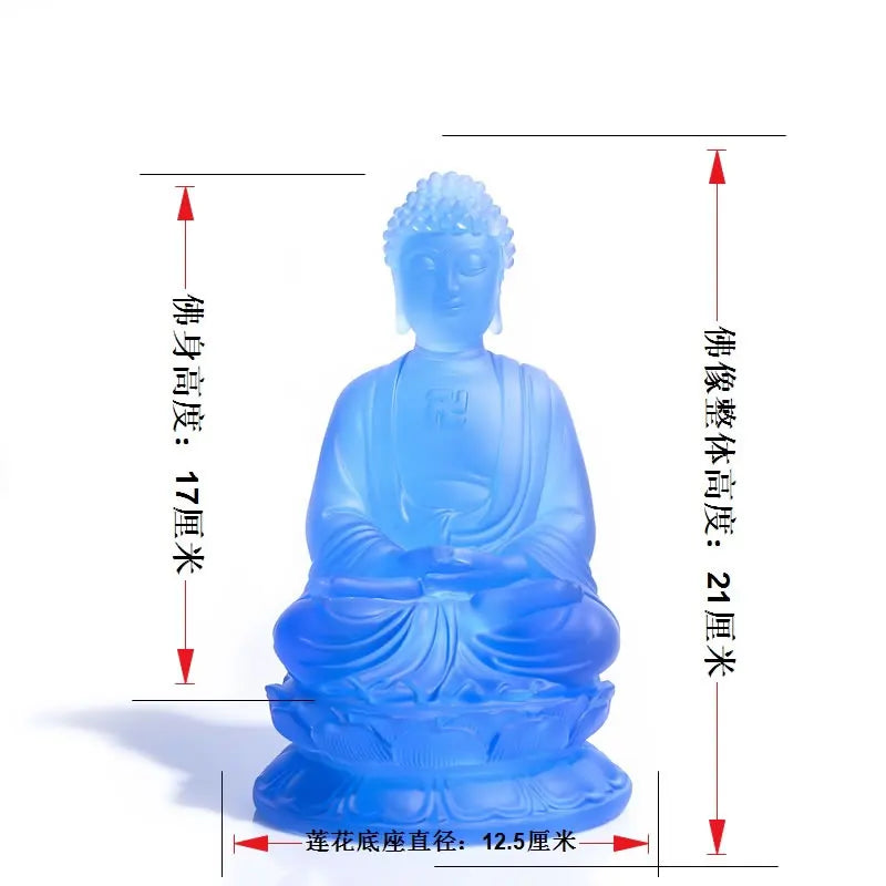 TOP GOOD # Greco-Buddhist HOME Temple Talisman family Protection # Nepal, Tibet, the Medicine Buddha statue 21CM