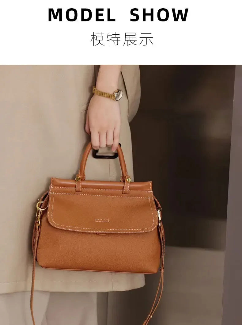 Women's Bag Retro Large Capacity Bag New Versatile Crossbody Bags Fashionable Shoulder Briefcase Designer Bags Luxury
