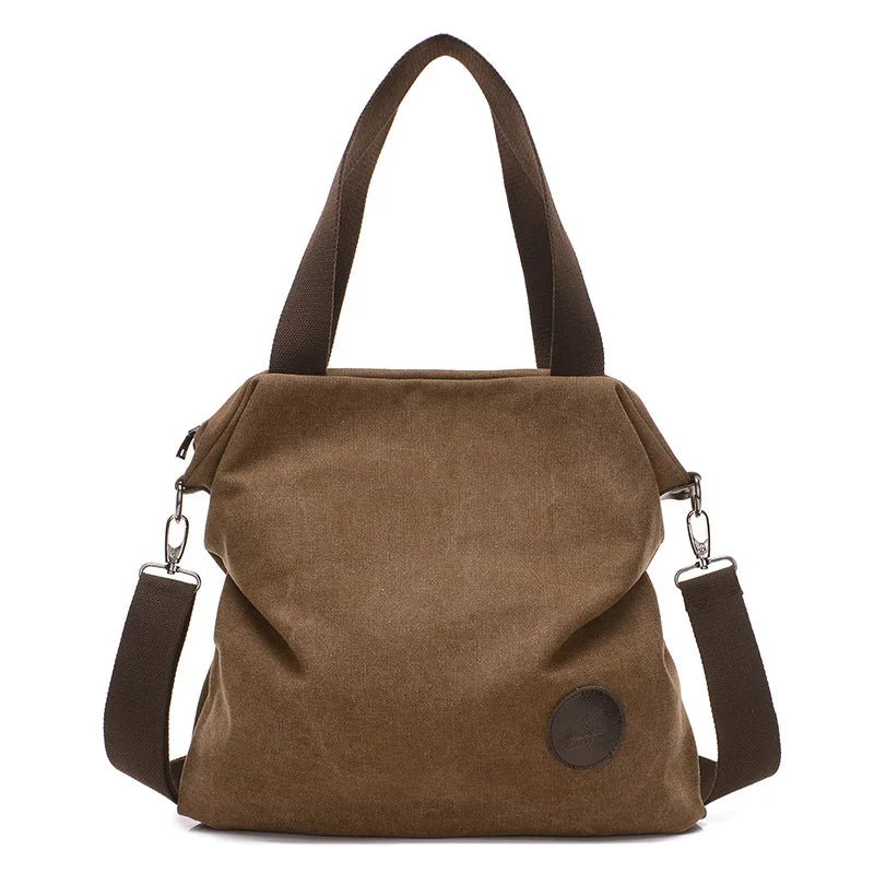 Shoulder Bag Canvas Women Handbags Bucket Ladies Messenger Bags Casual Big Female Floral Tote Crossbody Bag Bolsos